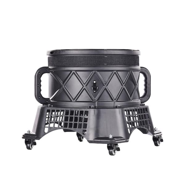 Inflatable Tube Man Blower, 18 in. 1 Speed Blower Fan in. Gray for Wacky Waving Inflatable Tube Guy, PP Shell