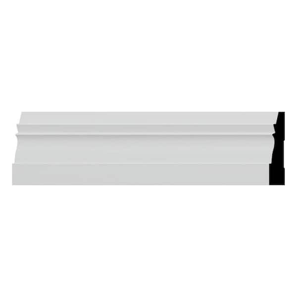 WM631 0.56 in. D x 3.25 in. W x 96 in. L Wood Fingerjoint Pine Baseboard Moulding