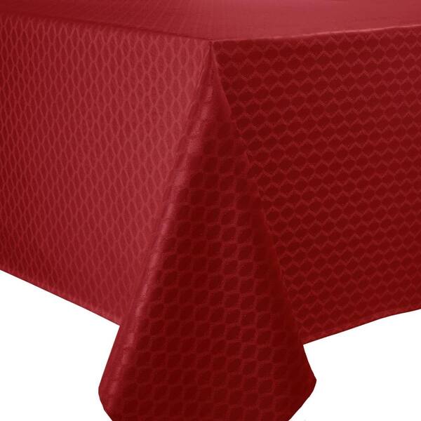 Olivia Tablecloth, Red - 60"W x 120"L