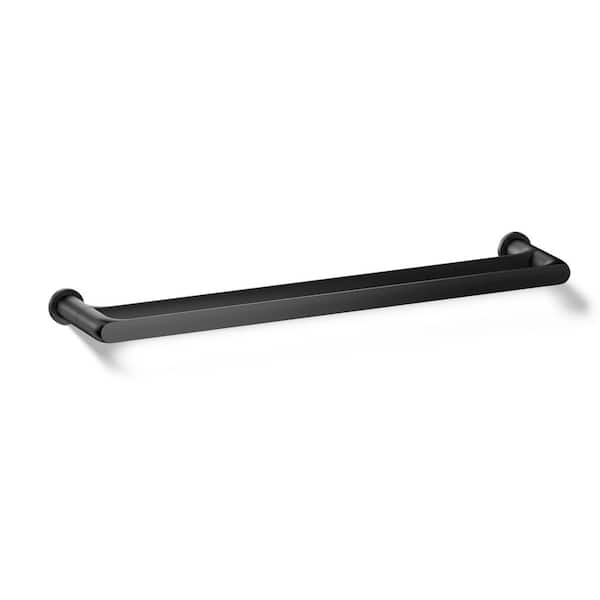 KOHLER Avid 24 in. Double Towel Bar in Matte Black