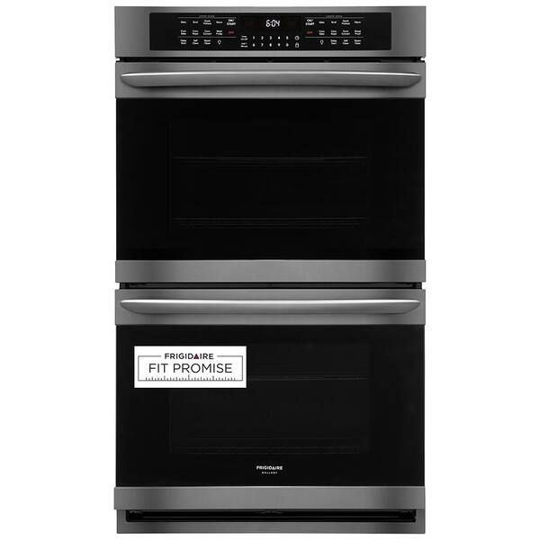 Frigidaire Gallery 30 In Double Electric Wall Oven With True Convection Self Cleaning Black Stainless Steel Fget3066ud The Home Depot - How To Clean Between Glass In Frigidaire Oven Door Frigidaire Gallery 30 In Double Electric Wall Oven With True Convection Self Cleaning Black Stainless Steel Fget3066ud The Home Depot - How To Clean Between Glass In Frigidaire Oven Door