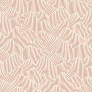 Pink Clay Ridge & Valley Peel & Stick Wallpaper Sample