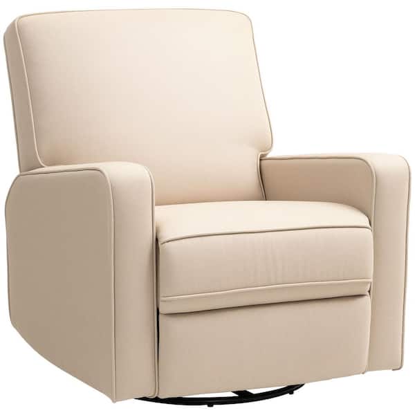 Recliner Chair for Adults, Adjustable Single Sofa with Thick Cushion, Breathable Fabric Glider Rocker Recliner Chair