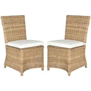 Sebesi Beige Rattan Dining Chair (Set of 2)