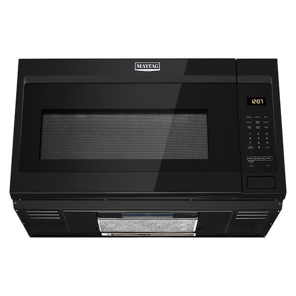 MMV1175JB Maytag Over-the-Range Microwave with stainless steel cavity - 1.7  cu. ft. BLACK - Metro Appliances & More