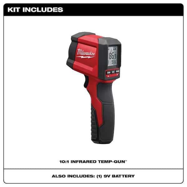 Milwaukee 10:1 Infrared Thermometer 2267-20H - The Home Depot