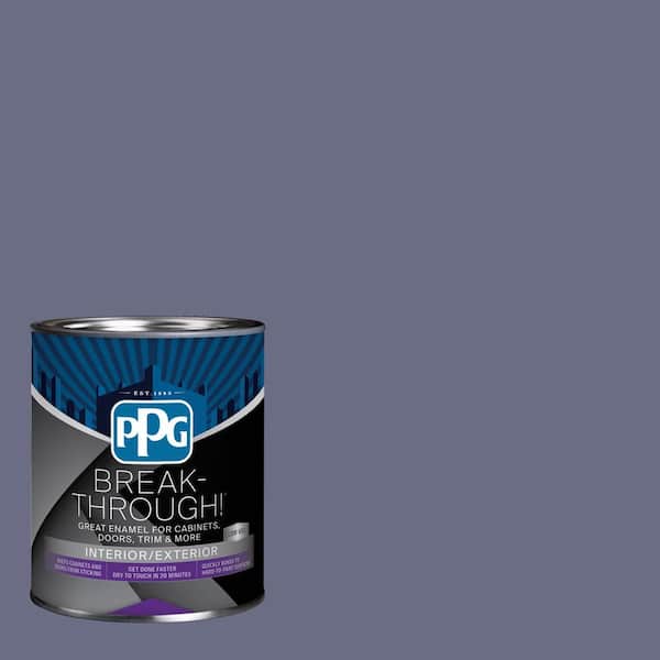 Break-Through! 1 qt. PPG1169-6 Great Grape Semi-Gloss Door, Trim & Cabinet Paint