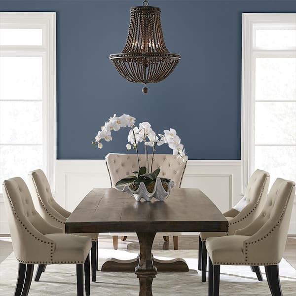 BEHR DYNASTY 8 oz. #MQ5-54 Compass Blue One-Coat Hide Matte