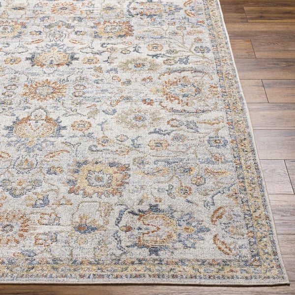 Lillian Light Doormat 2 ft. x 4 ft. Indoor Machine-Washable Area Rug