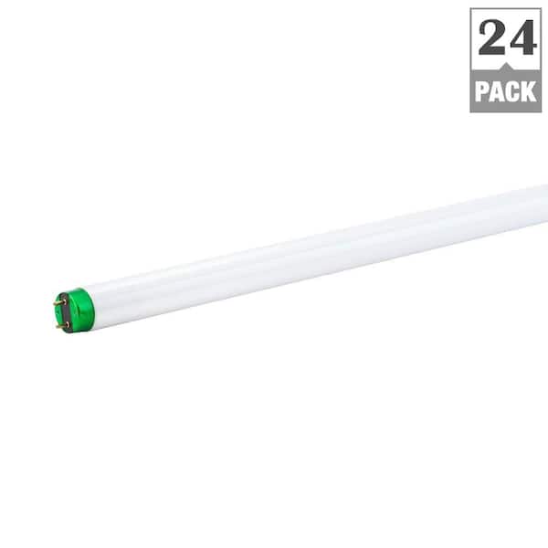Philips 18-Watt 2 ft. Linear T8 Fluorescent Light Bulb Cool White (4100K) Alto II (24-Pack)
