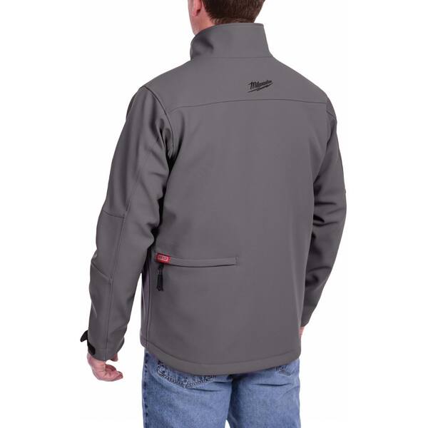 gray milwaukee heated jacket