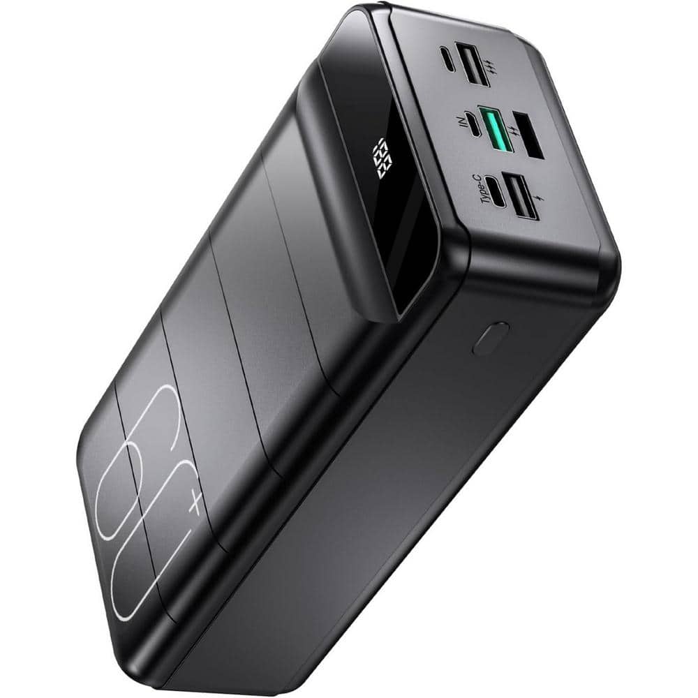 60000mAh Portable Power Bank, Fast Charging 22. 5W PD4. 0 and QC 4.0 with U