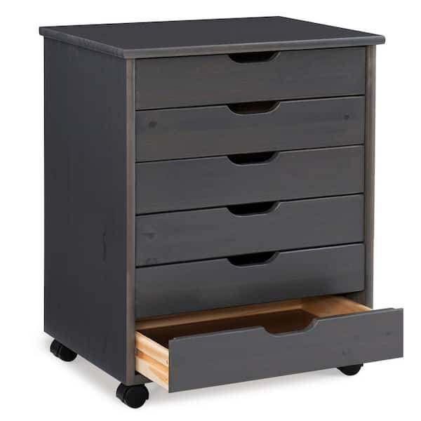 McLeod Grey 6-Drawer shops Rolling Storage Cart