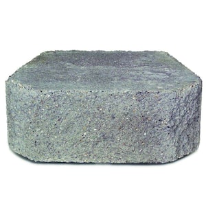 Diamond 10DS 6 in. x 17.25 in. x 10 in. Concrete Charcoal/Gray Garden ...