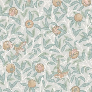 William Morris At Home Bird and Pomegranate Duck Egg Wallpaper
