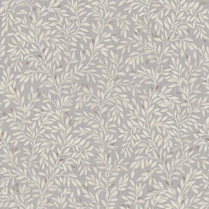 NEXT Ditsy Leaf Grey Removable Non-Woven Paste the Wall Wallpaper