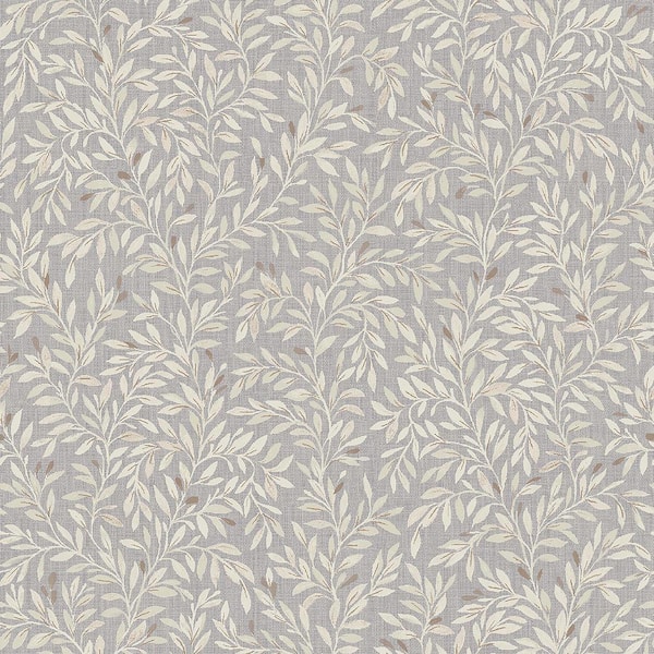 Graham & Brown NEXT Ditsy Leaf Grey Removable Non-Woven Paste the Wall Wallpaper