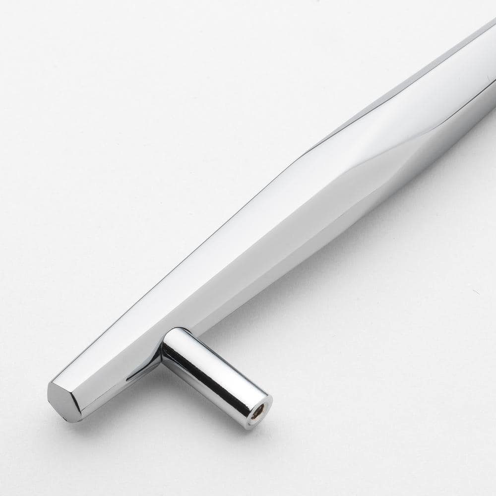 7-Inch Polished Chrome Faceted Cabinet Bar Pull