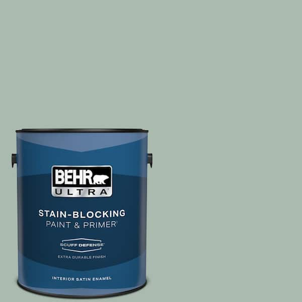 BEHR ULTRA 1 gal. #PPU11-14 Zen Extra Durable Satin Enamel Interior Paint & Primer