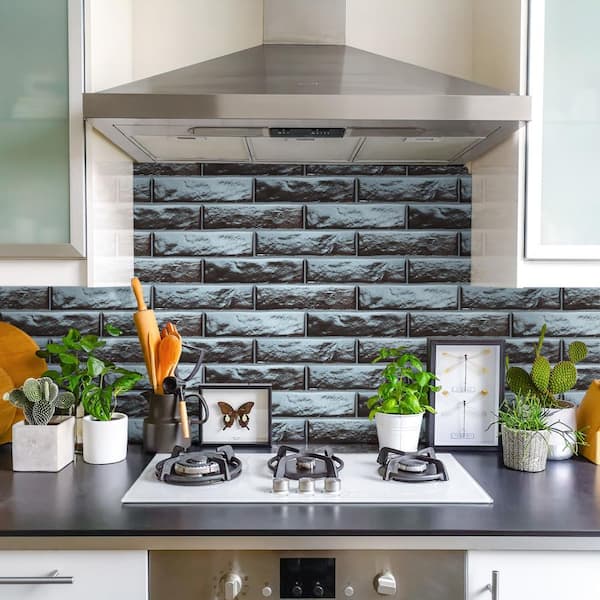 Orion Iron 2-3/4 in. x 11 in. Ceramic Wall Take Home Tile Sample