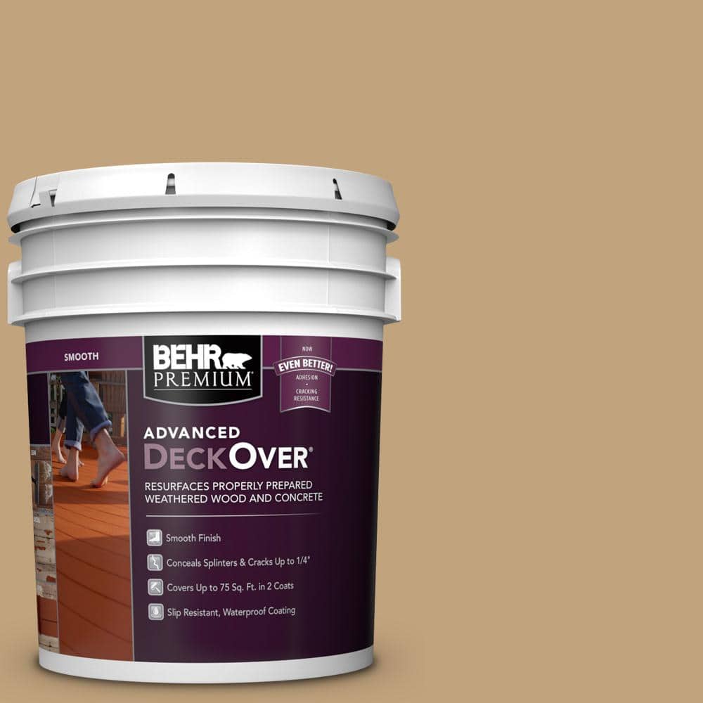 BEHR PREMIUM ADVANCED DECKOVER 5 gal. SC145 Desert Sand