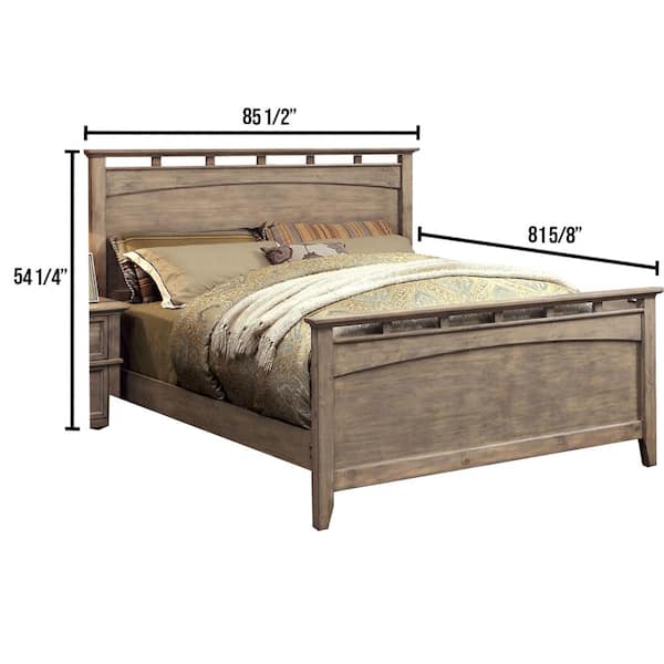 Loxley Oak Eastern King Bed