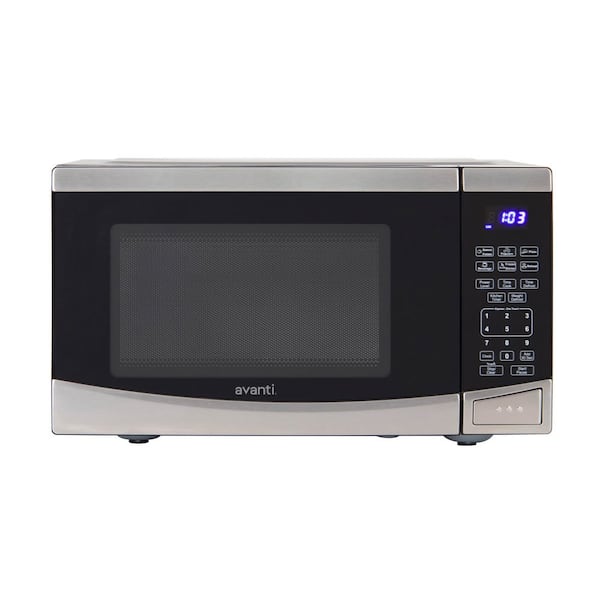 Avanti 0.9 cu. ft. 19 in. W Countertop Microwave in Stainless Steel