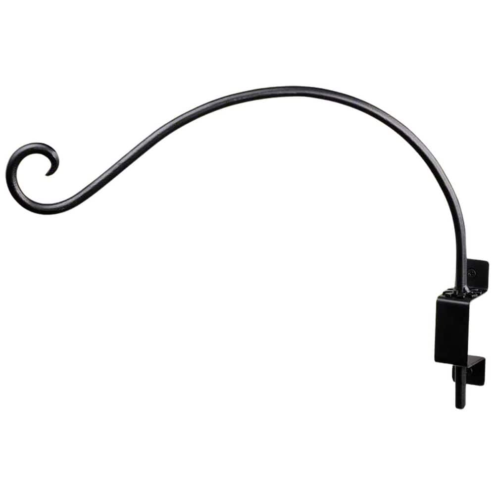 Swivel Plant Hanger 16 Inch Black Steel Wall Mount Bracket Outdoor Hook Supports 30LB for Bird Feeder 1 Pack price history on PriceWatchPro