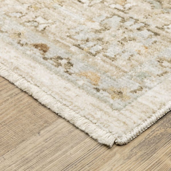 Lennon 5 ft. x 8 ft. Blue/Beige Oriental Area Rug
