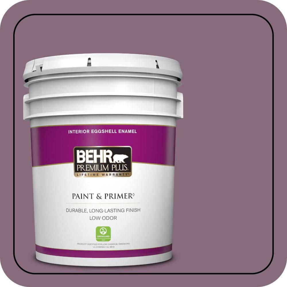 5 gal. #S110-6 Plum Royale Eggshell Enamel Low Odor Interior Paint & Primer price history on PriceWatchPro