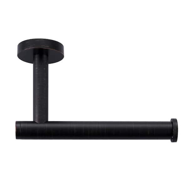 Wall-Mount Single Post Toilet Paper Holder in Oil Rubbed Bronze