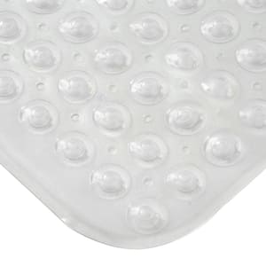 Deluxe Bathtub Mat Non Slip, Soft Foam Bath Mats for Bathroom Tub, Bathtub  Mat with Drain Holes, Suction Cups- 36” X 17” - Aqua Blue