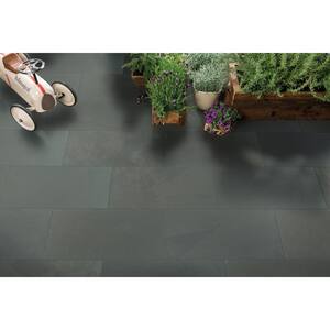 Montauk Blue 12 in. x 24 in. Gauged Slate Floor and Wall Tile (10 sq. ft. /Case)