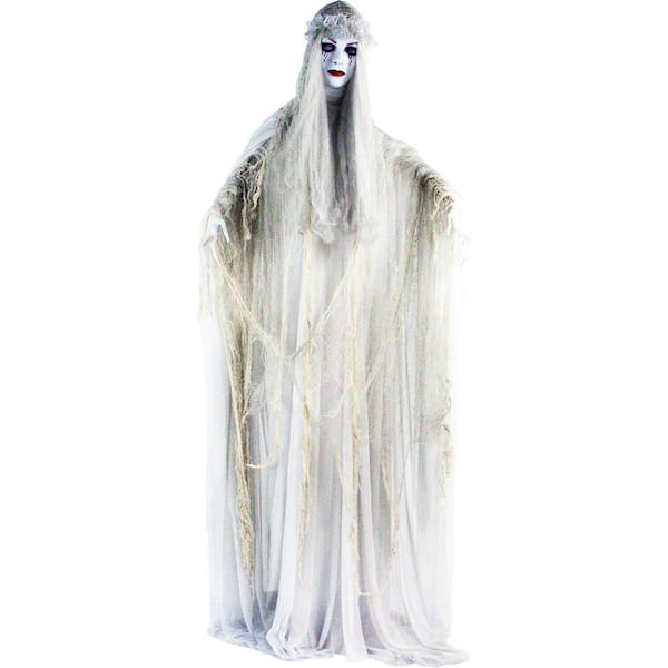 Haunted Hill Farm 78 in. Touch Activated Animatronic Bride