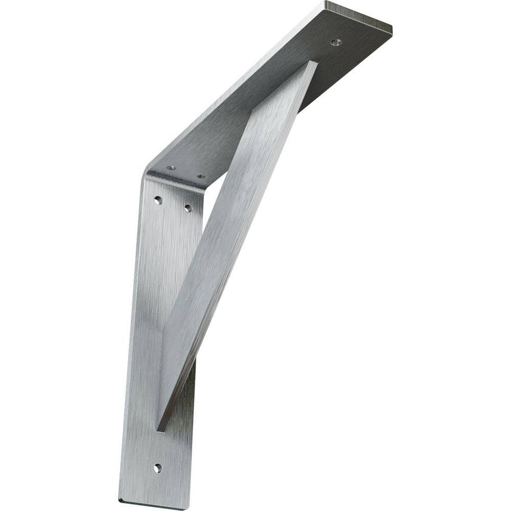 10" x 2" x 10" Unfinished Steel Bracket for Shelves and Countertops