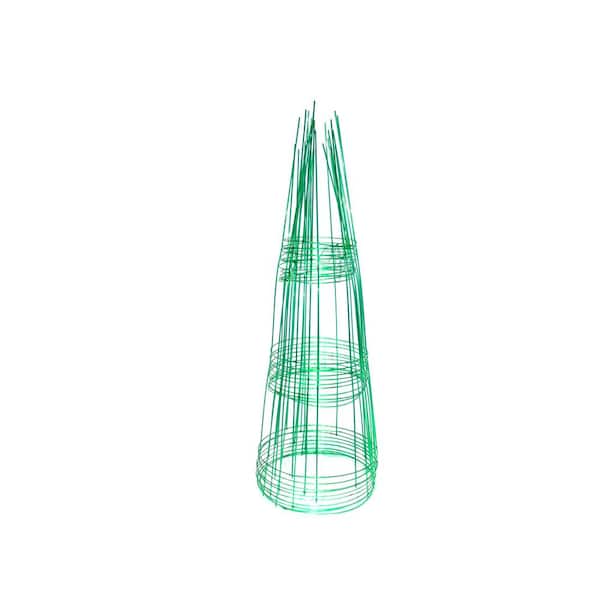 Glamos Wire Products Glamos Wire 33 in. Emerald Green Plant Support (10-Pack)