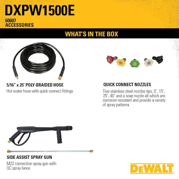 DeWalt Semi-Pro DXPW1500E 1500 PSI (Electric - Cold Water) Pressure Washer  w/ Triplex Pump