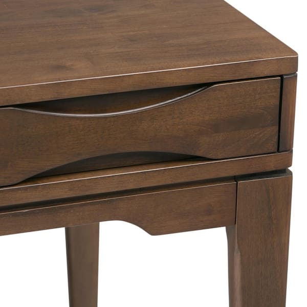 Hollander SOLID WOOD Contemporary 60 inch Wide Desk in Medium Saddle Brown