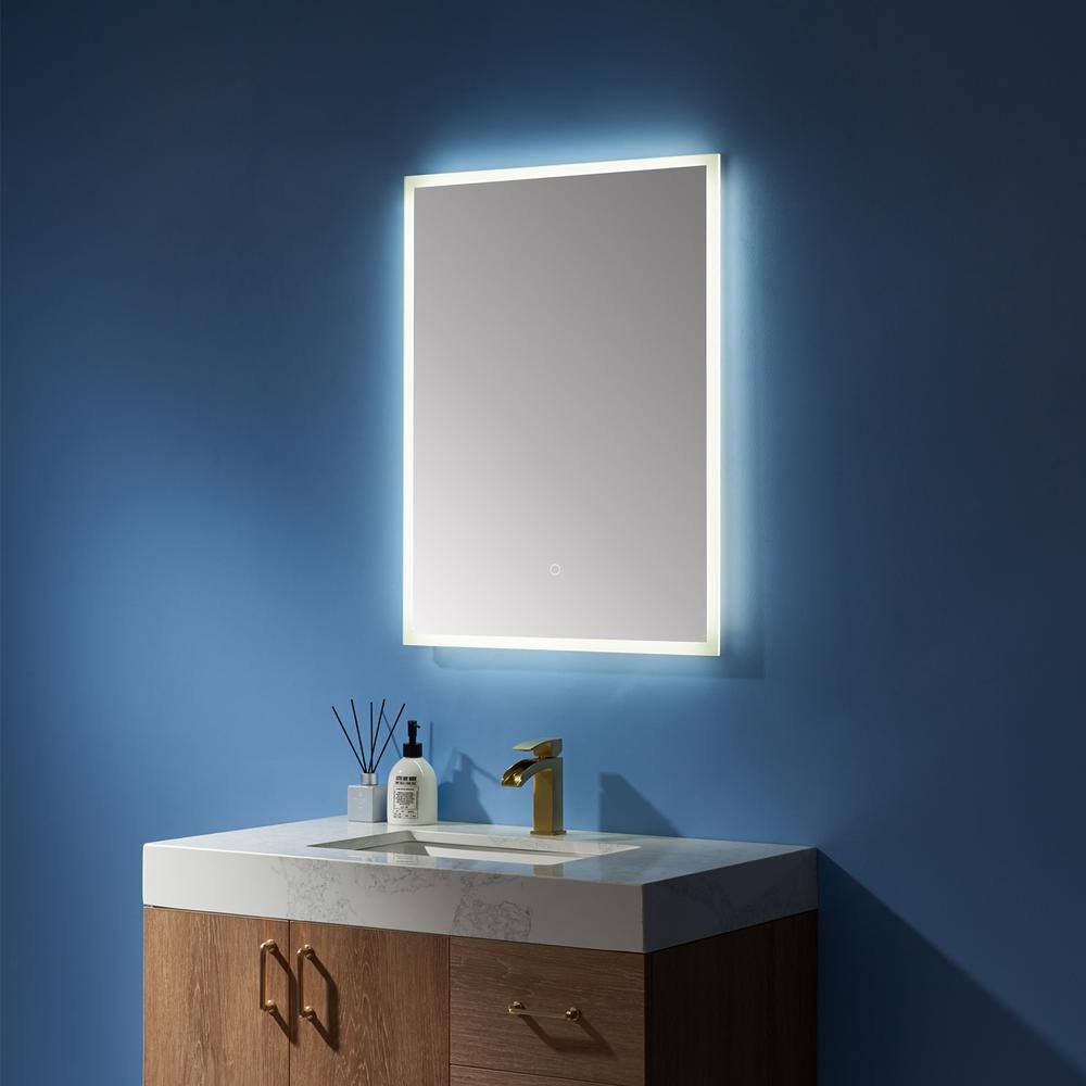 Essentia 24" x 32" Frameless LED Bathroom Vanity Mirror