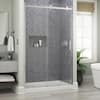 Delta Commix 48 in. x 76 in. Frameless Exposed Roller Sliding Shower ...