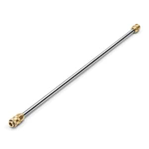 24 in. Stainless Steel Pressure Washer Spray Wand Lance - 4000 PSI - Quick-Connect/M22