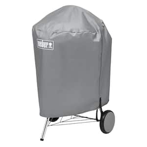 22 in. Charcoal Grill Cover in Gray
