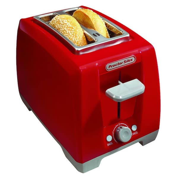 Hamilton Beach 2-Slice Bagel Toaster in Red-DISCONTINUED