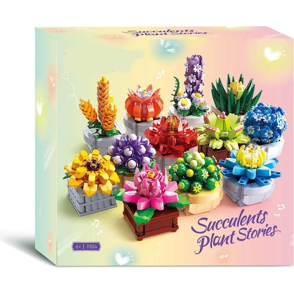 5 in. Botanical Collection 12-Piece Set Green Indoor Artificial