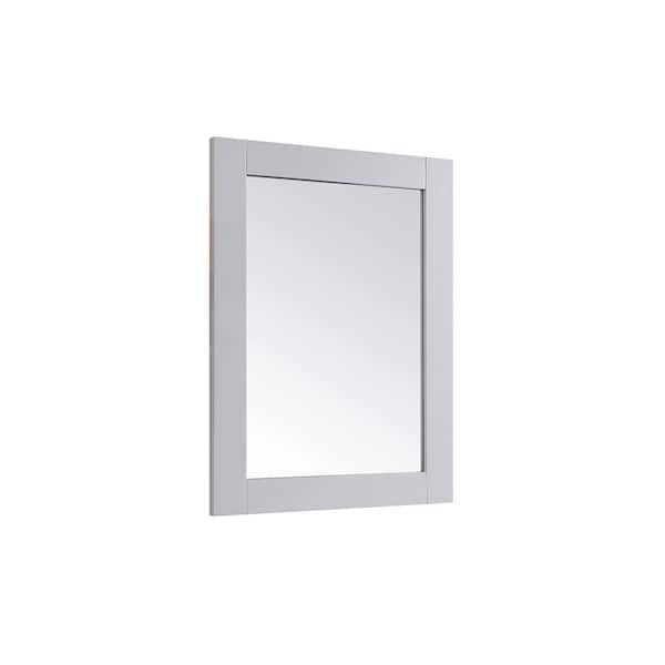 22 in. W x 30 in. H Rectangular Metal Framed Wall Mount Modern Decor  Bathroom Vanity Mirror 2023-3-3-9 - The Home Depot