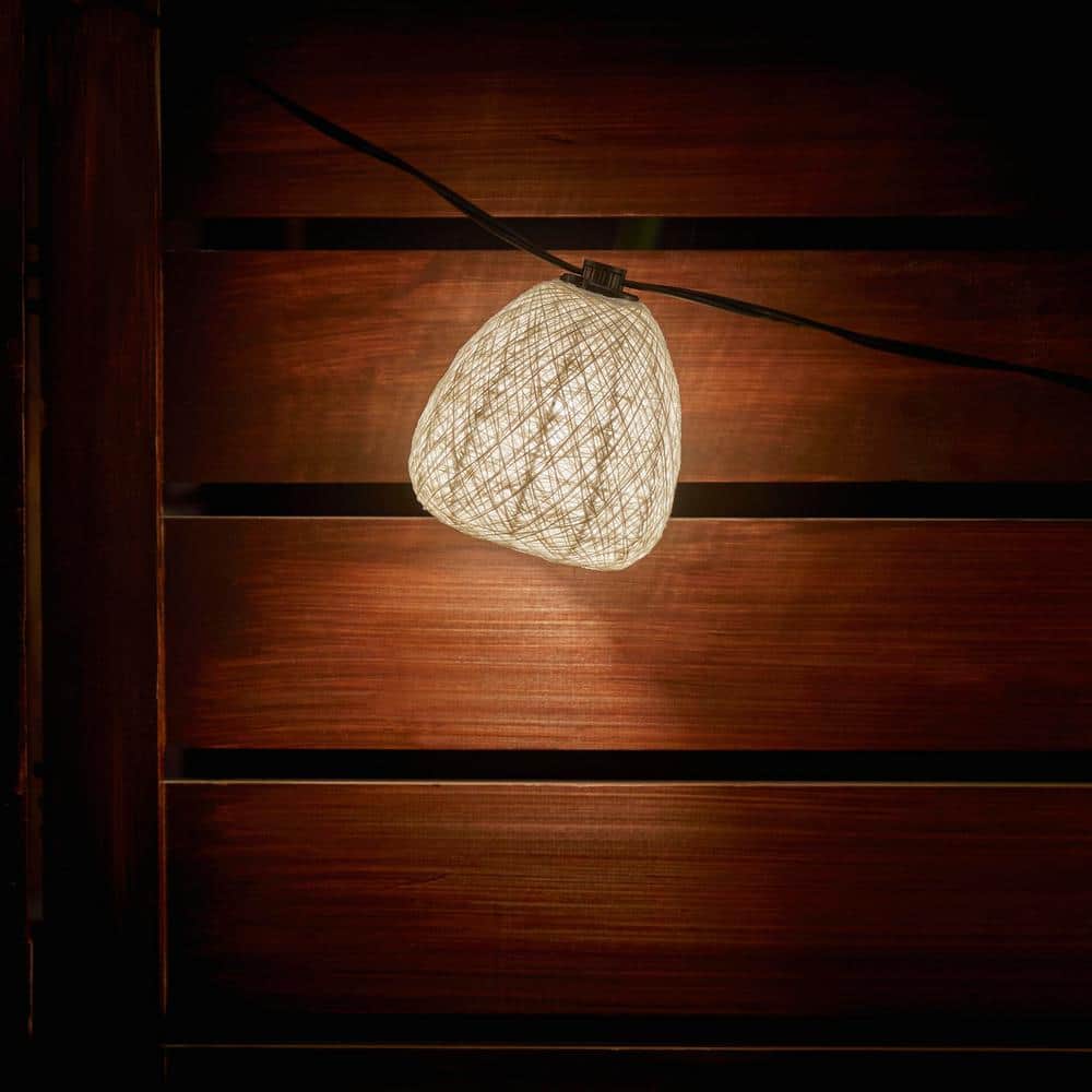 White Warm White LED Outdoor Mini Bulb String Light