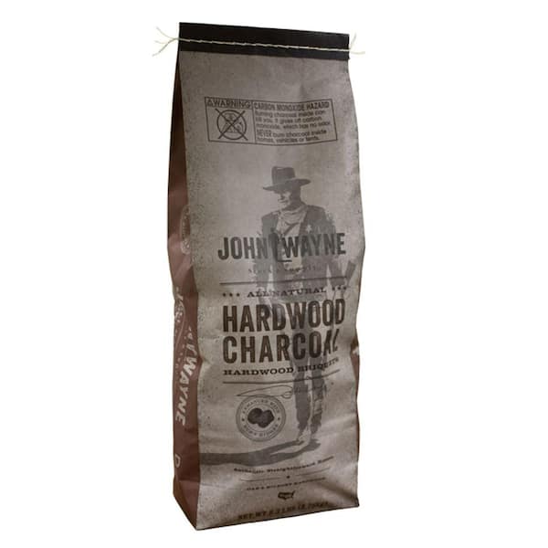 John Wayne Stock & Supply All Natural Hardwood Charcoal Briquettes 8.3 lb. Bag