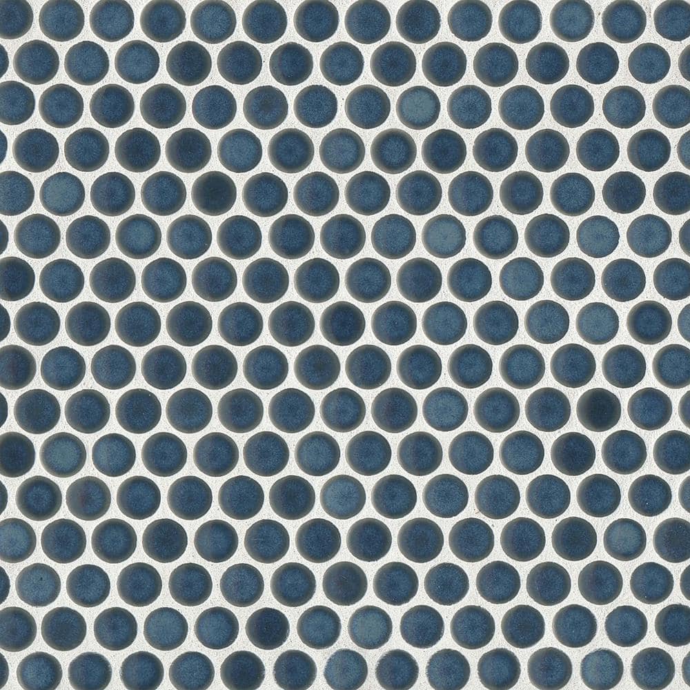 Tile Samples - 360 12 in. x 12 in. Glossy Lagoon Porcelain Mosaic Tile Samples (10 sq. ft./Case) price history on PriceWatchPro