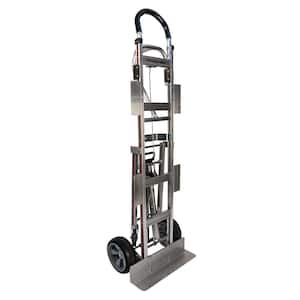 800 lb. Capacity Appliance Hand Truck with Vertical Loop Handle, 4th Wheel Attachment, Break Back Bar and Wings