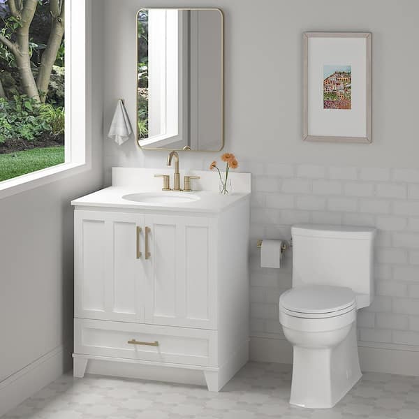 IPT Sink Company Oval Glazed Ceramic Undermount Bathroom Vanity Sink in White IPT Sink Company Oval Glazed Ceramic Undermount Bathroom Vanity Sink in White